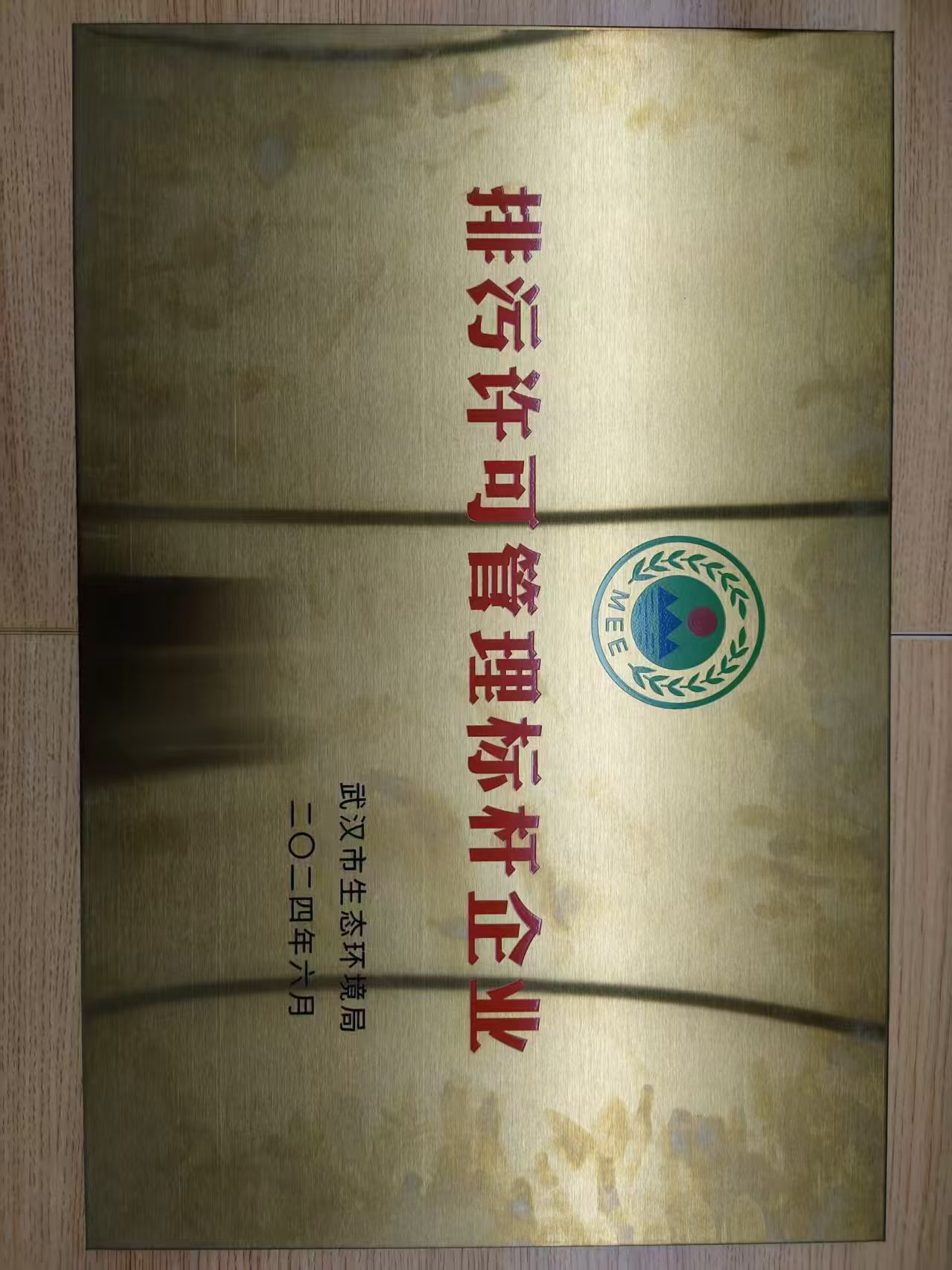 2024 年，TCL华星旗下武汉华星荣获武汉市“排污许可标杆管理企业”奖牌